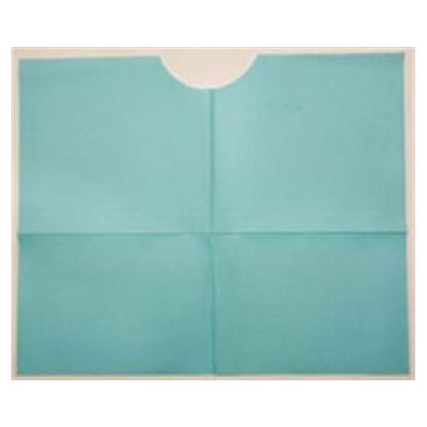 Bib Ultimate Contour Neck 13 in x 18 in Blue 3 Ply Tissue / Poly 500/Ca